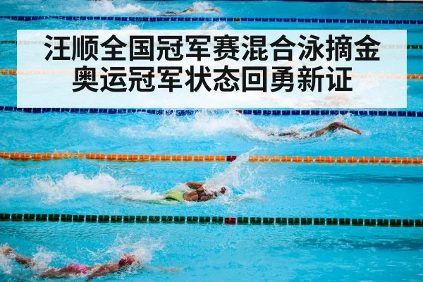 汪顺全国冠军赛混合泳摘金 奥运冠军状态回勇新证